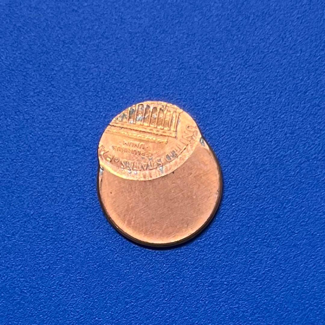 超希少❗️大珍品　アメリカ　リンカーン　1セント　エラー　本物保証❗️