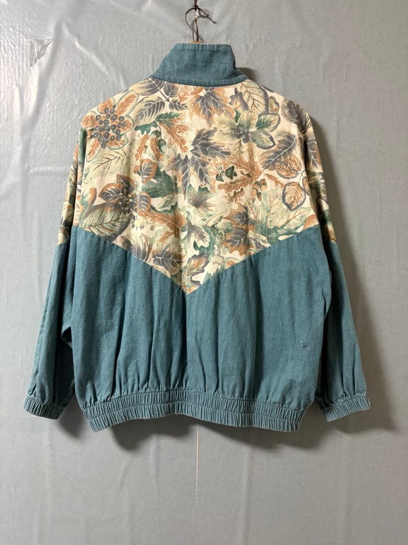 Stitches 80's ボタニカル柄刺繍トラックジャケット