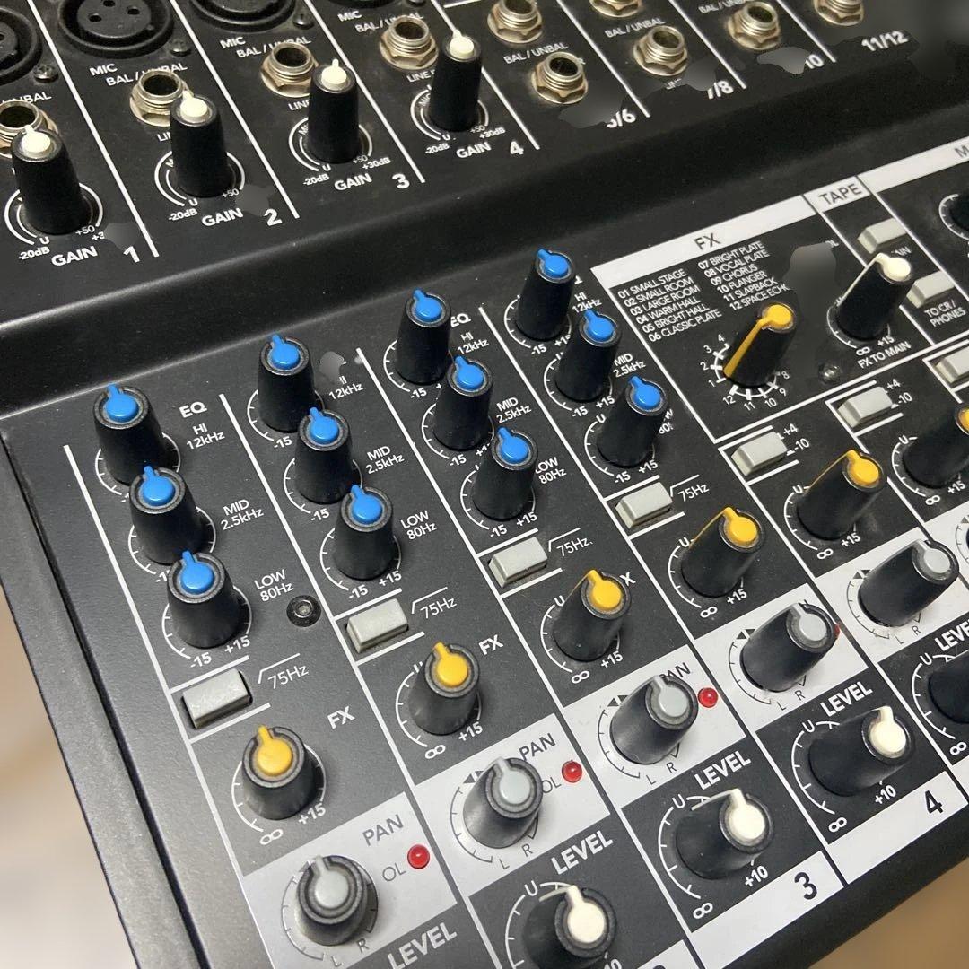 MIX12FX アナログミキサー 12チャンネル
