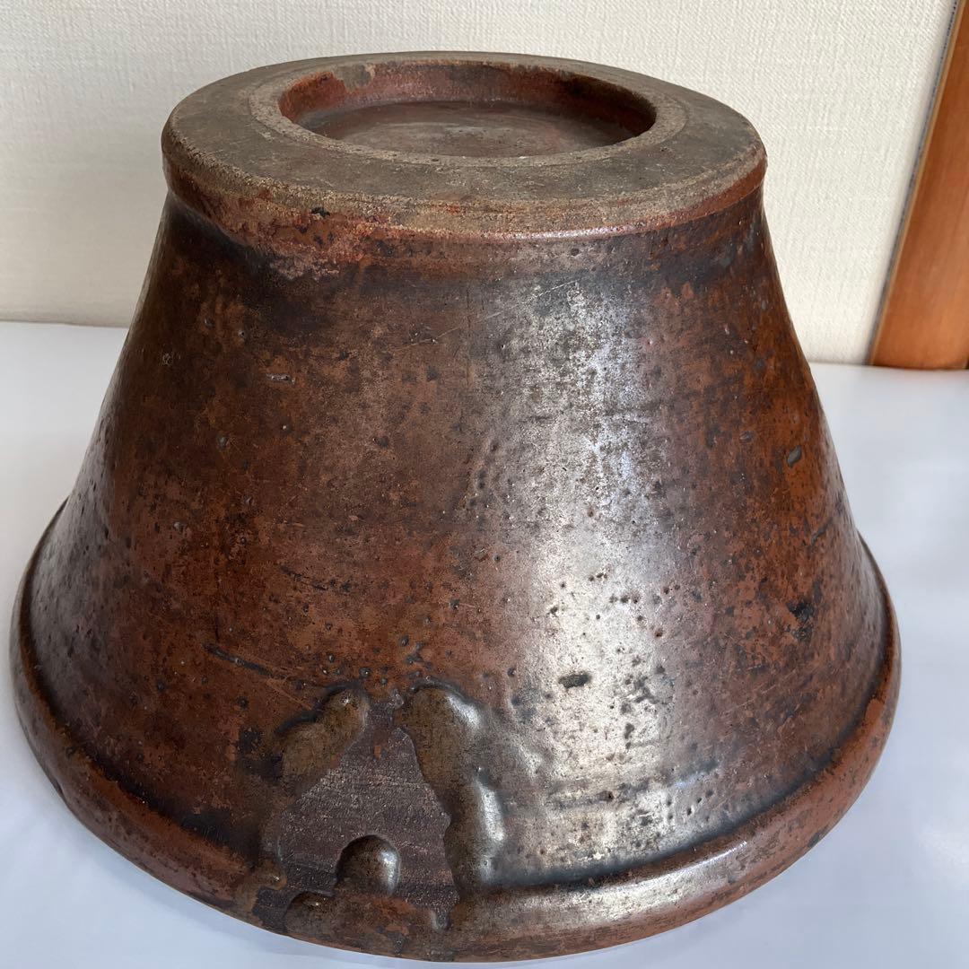 信州上松焼摺鉢　江戸時代後期から明治初期頃　珍品