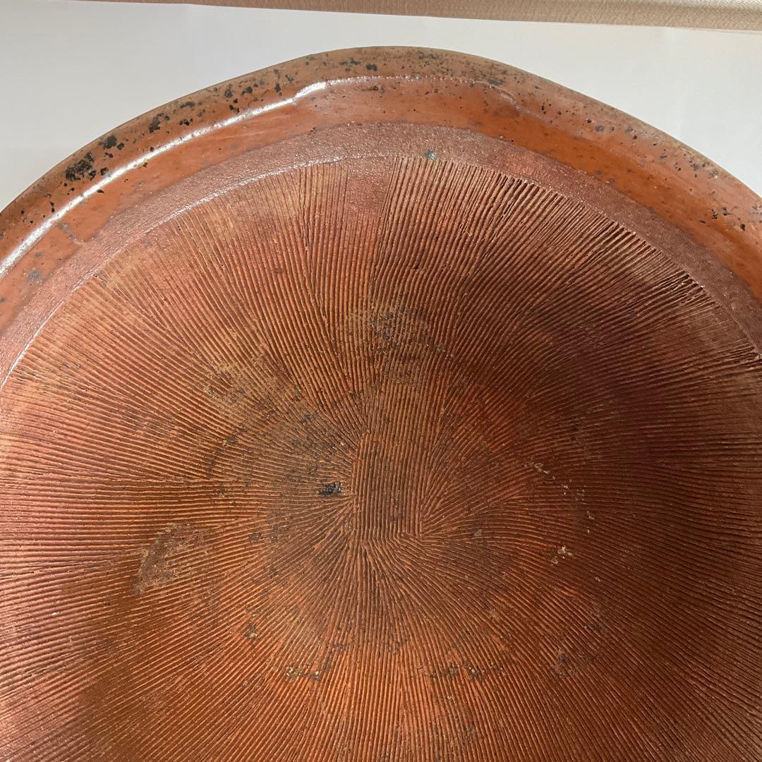 信州上松焼摺鉢　江戸時代後期から明治初期頃　珍品