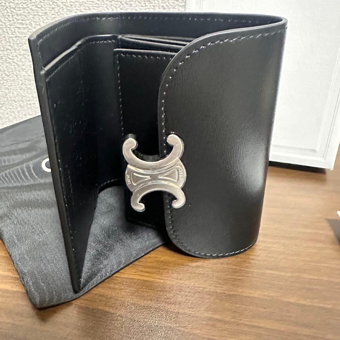 【新品】 CELINE セリーヌ スモール フラップウォレット トリオンフ 財布