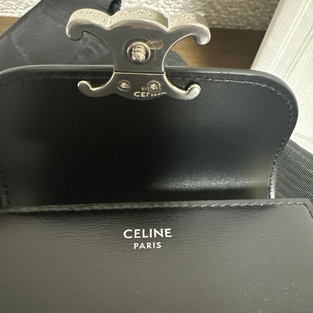 【新品】 CELINE セリーヌ スモール フラップウォレット トリオンフ 財布
