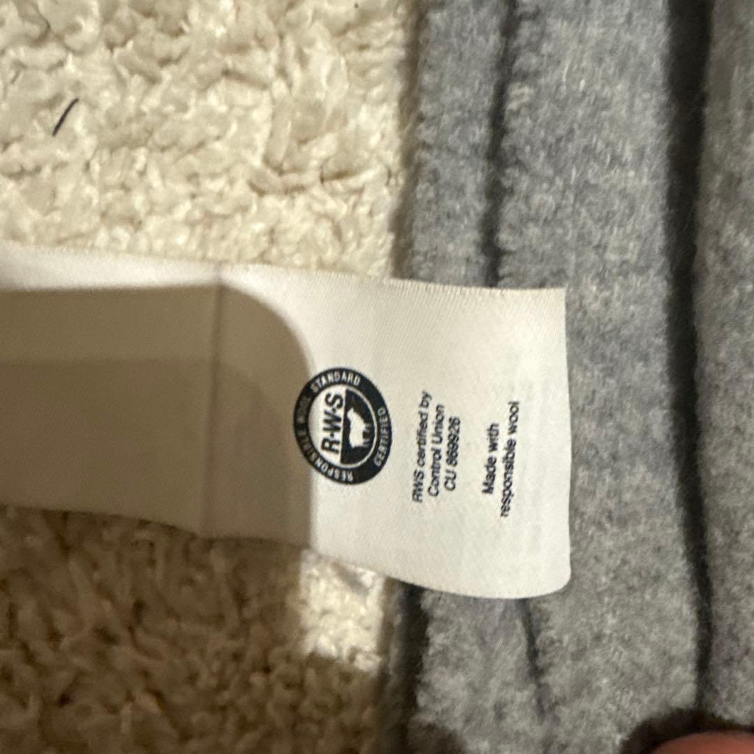 アクネAcne Studios グレー マフラー フリンジ付き