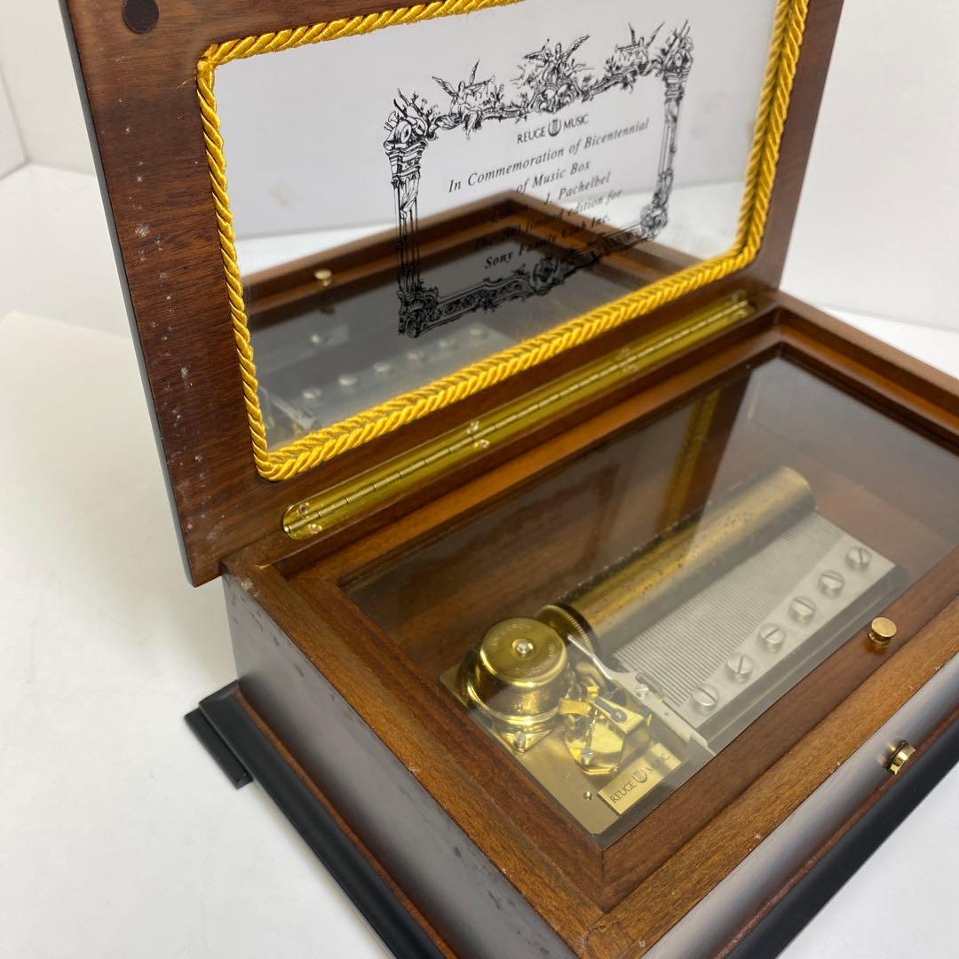 リュージュ 72弁3曲 カノン木製象嵌 シリンダー式 オルゴール トニコオ