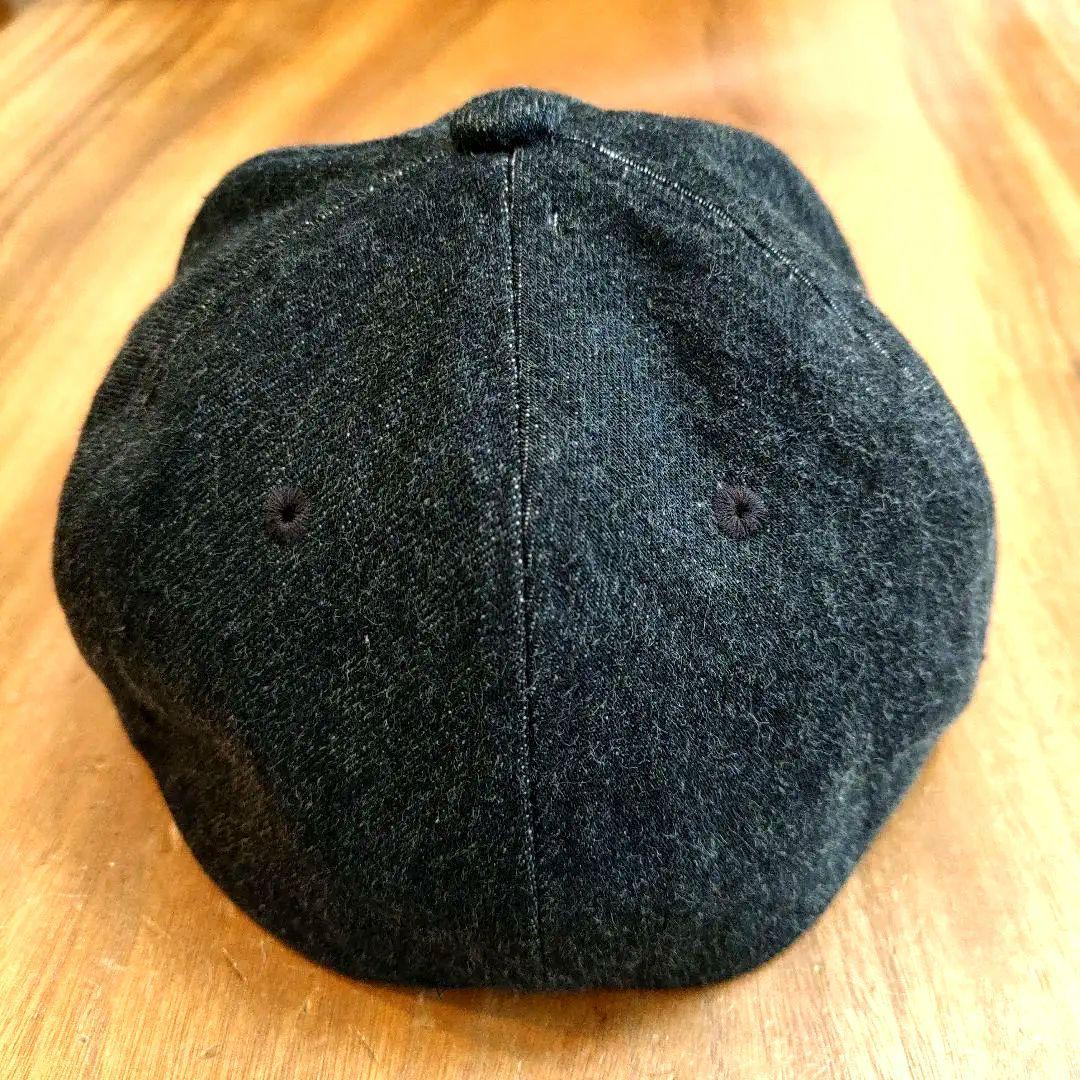 ボンクラ　BONCOURA　ブラックデニムキャップ　サイズL　雰囲気◎