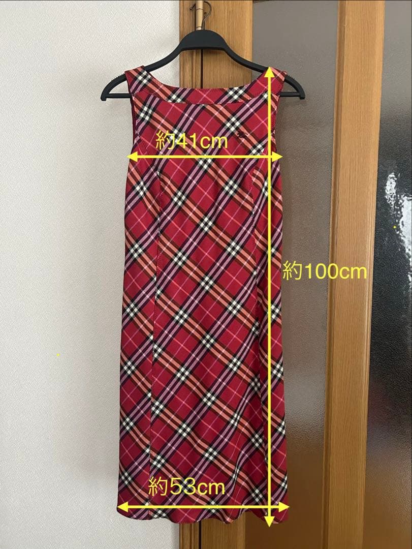 バーバリーブルーレーベル　ワンピース　BURBERRY Mサイズ