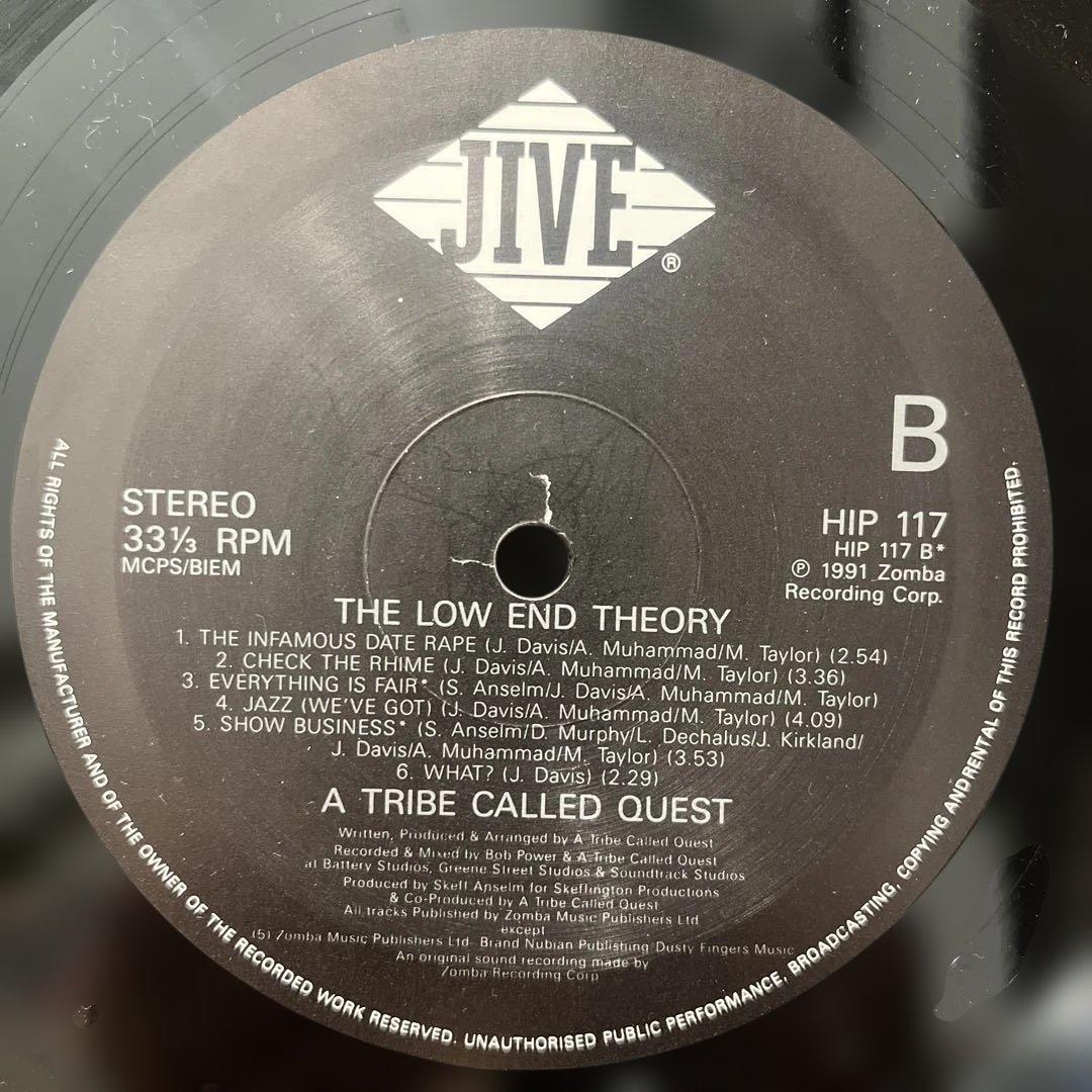 洋楽 A TRIBE CALLED QUEST THE LOW END THEORY