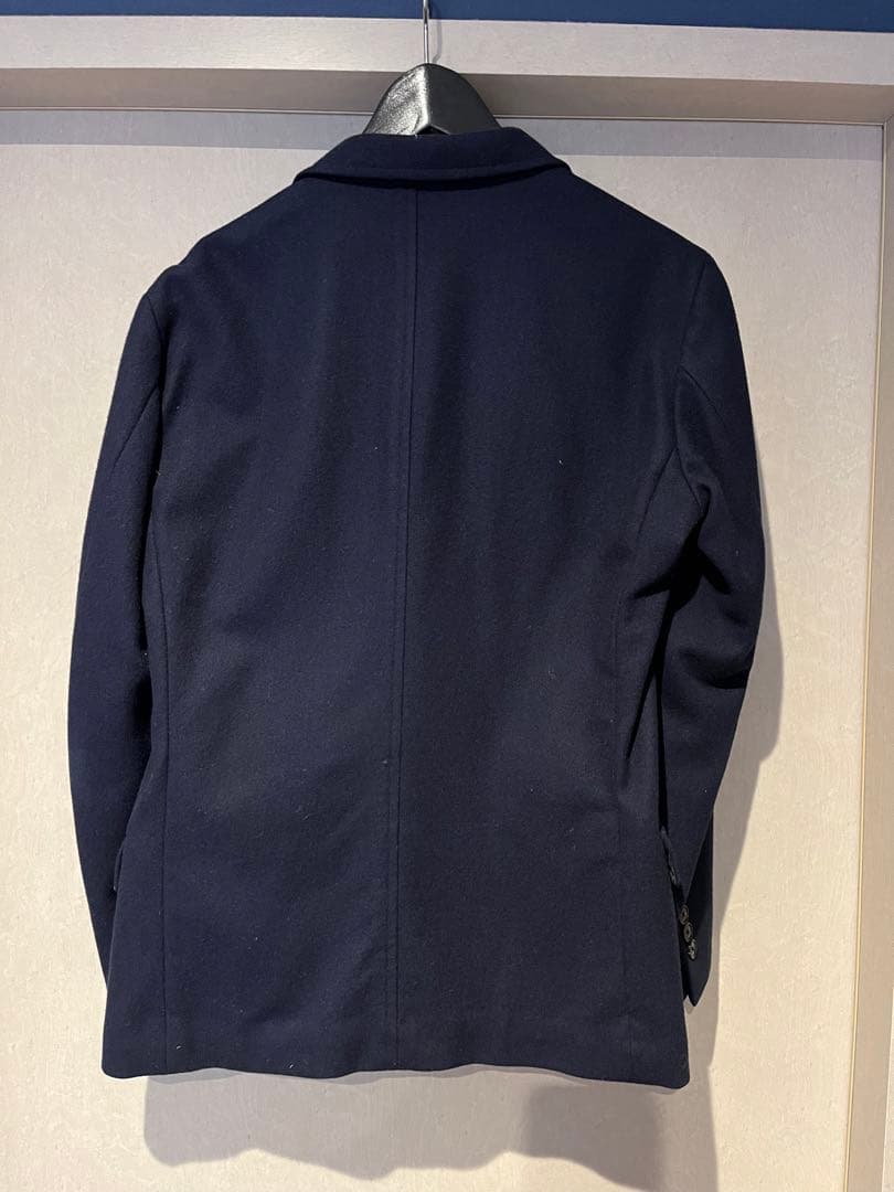 ネイビー ダブルブレストジャケットセットアップ