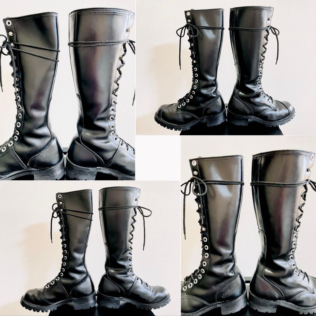 USA製 美品 NANA INDUSTRIAL ラインマンブーツ 黒 6D