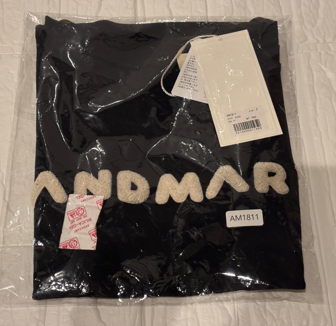 andmary Mary logo tops ブラック アンドマリー tops