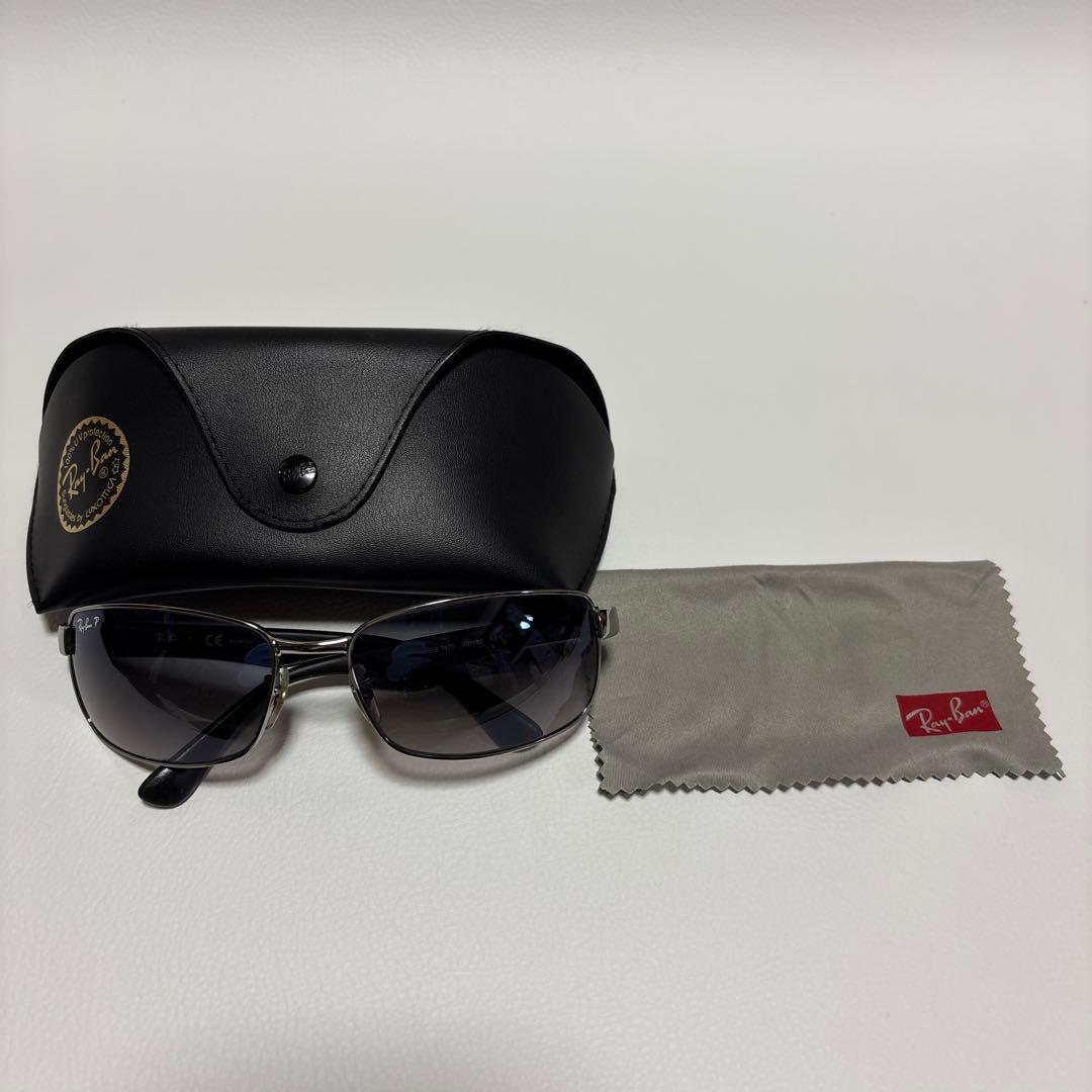 美品 Ray-Ban RB3478 004/78 偏光 63□17 ケース付