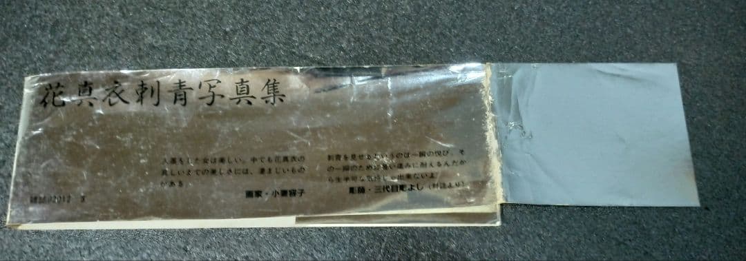 花真衣　刺青 写真集