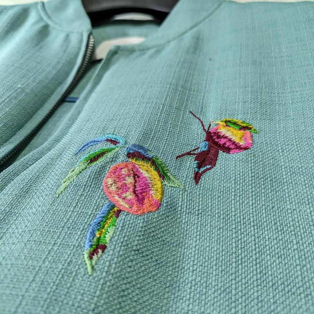 SISE シセ Balloon Blouson　春夏　プラム 刺繍