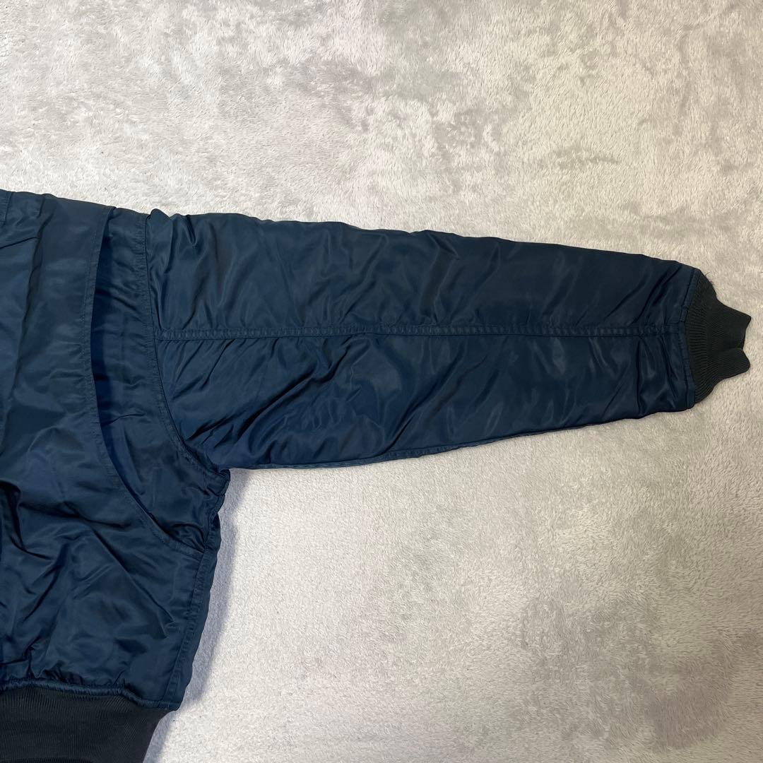 90s 田中シェン着Schott cwu-r ma-1 ジャケット ネイビー