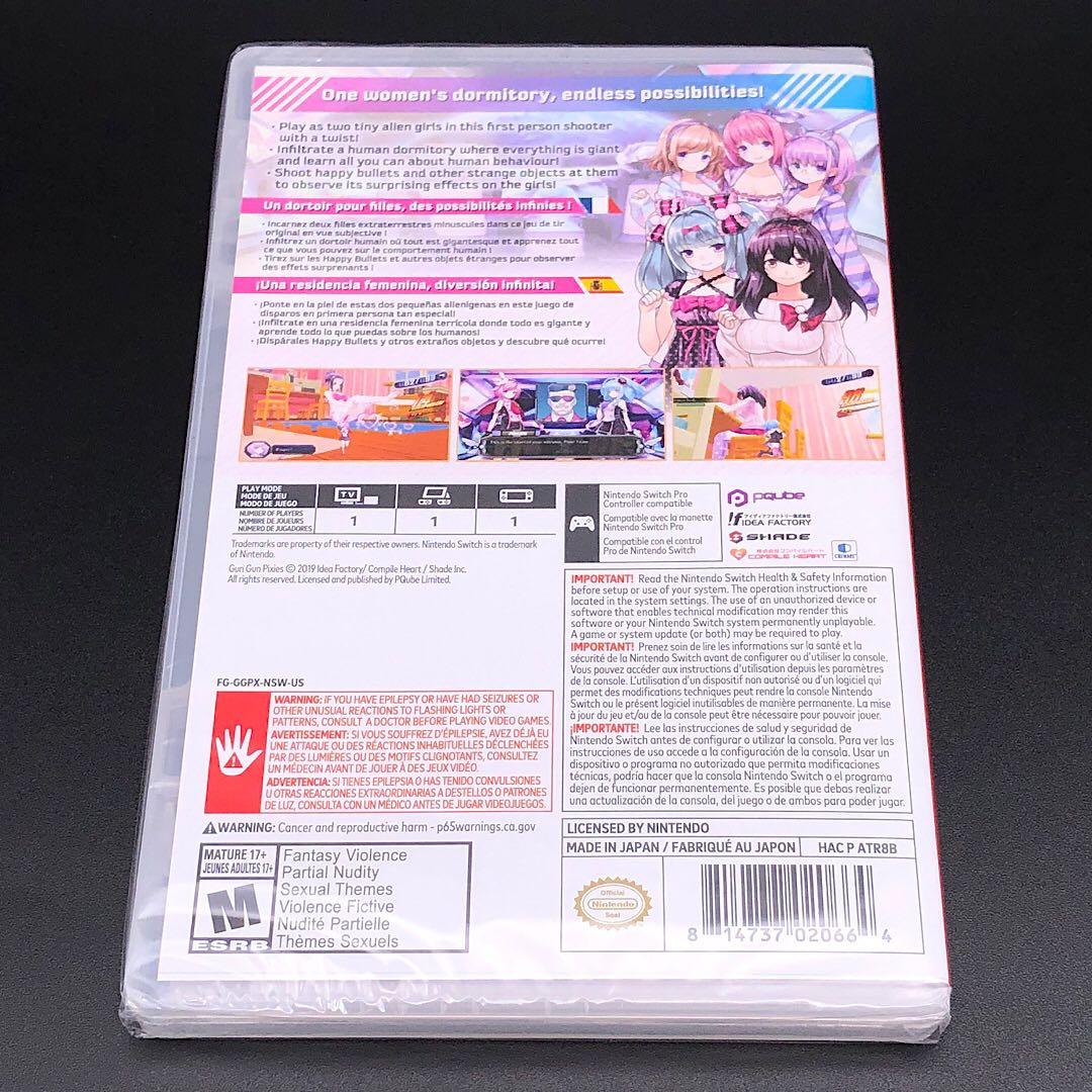 Gun Gun Pixies ガンガンピクシーズ 北米版 switch