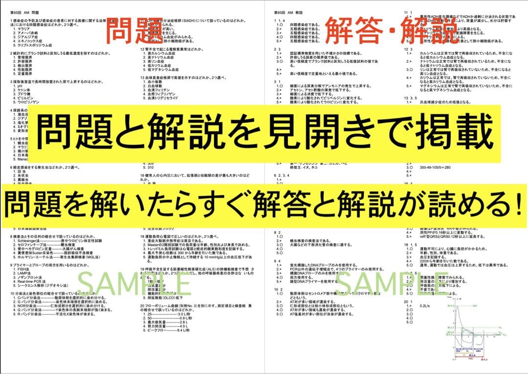 【チータラ】臨床検査技師 国家試験 まとめノート過去問 解答 解説