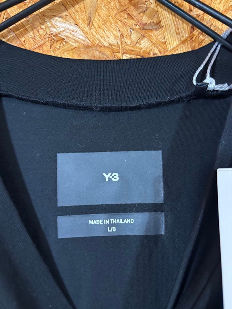 新品　Y-3 半袖Tシャツ　ブラック/ホワイト Lサイズ　オーバーサイズ