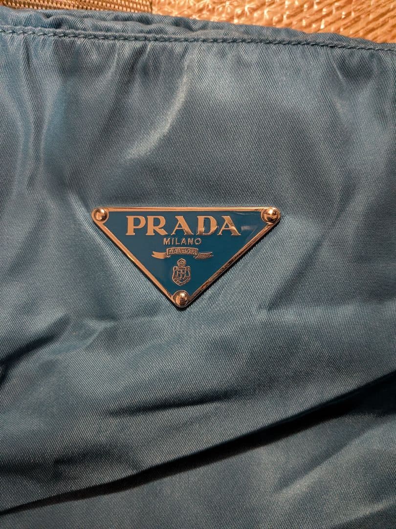 PRADA ボストンバッグ 青
