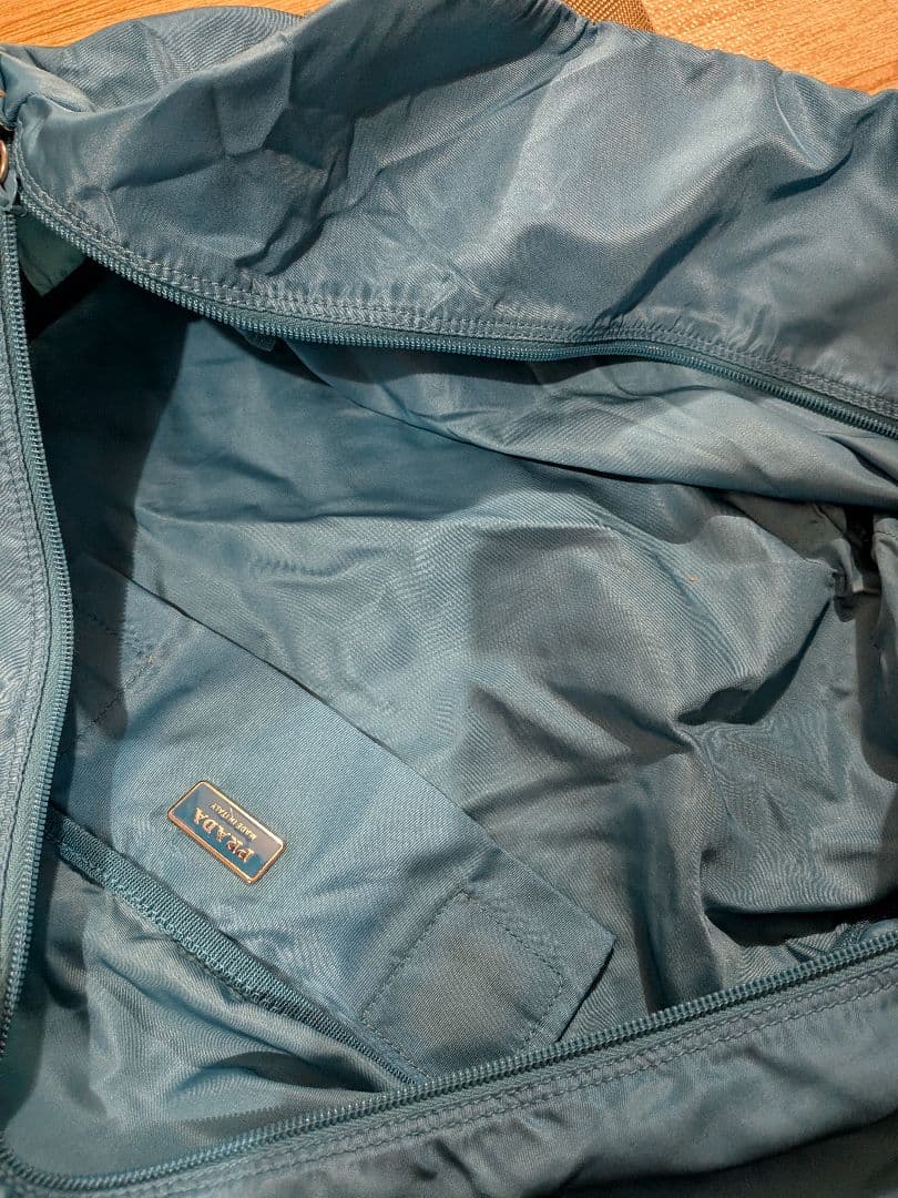 PRADA ボストンバッグ 青