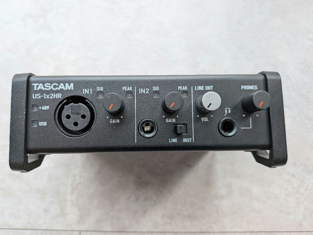 TASCAM US-1X2HR オーディオインターフェース
