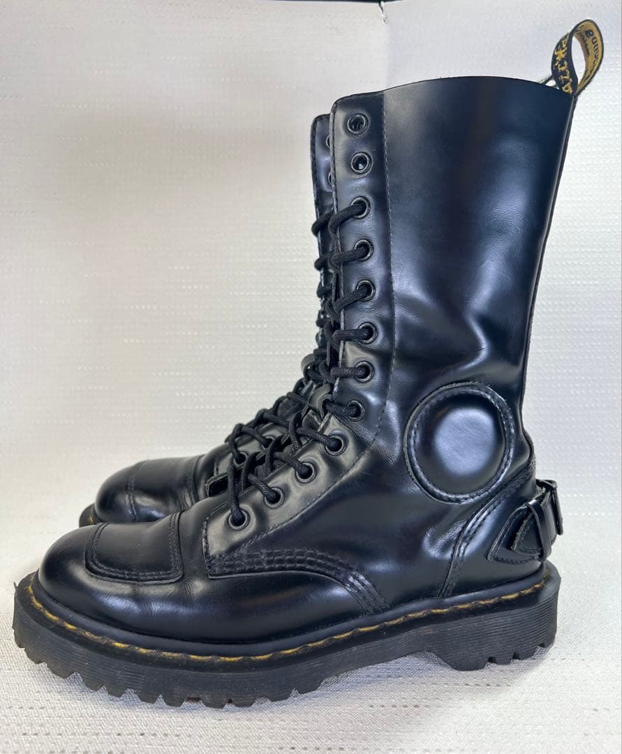 UK5_24cm Dr.Martens NEILSON 12ホールブーツ 黒