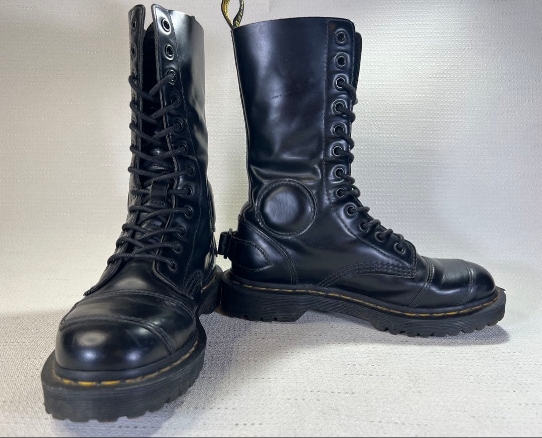 UK5_24cm Dr.Martens NEILSON 12ホールブーツ 黒
