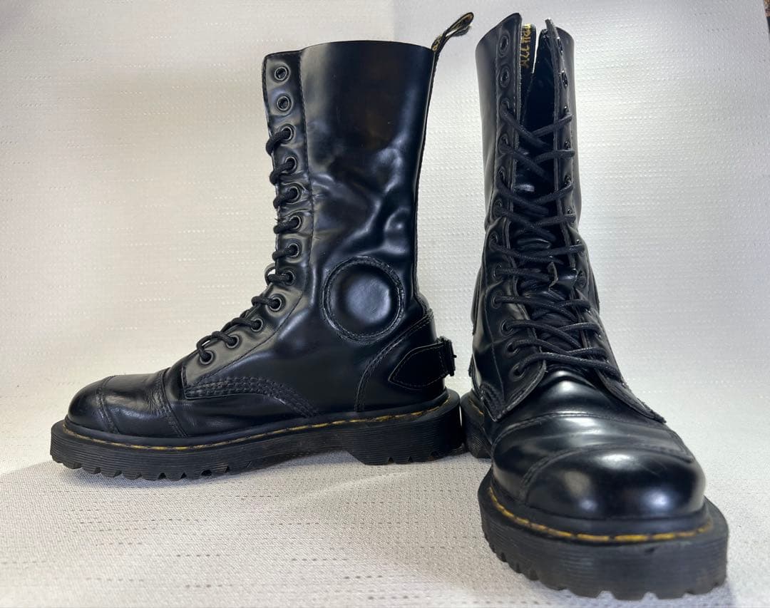UK5_24cm Dr.Martens NEILSON 12ホールブーツ 黒