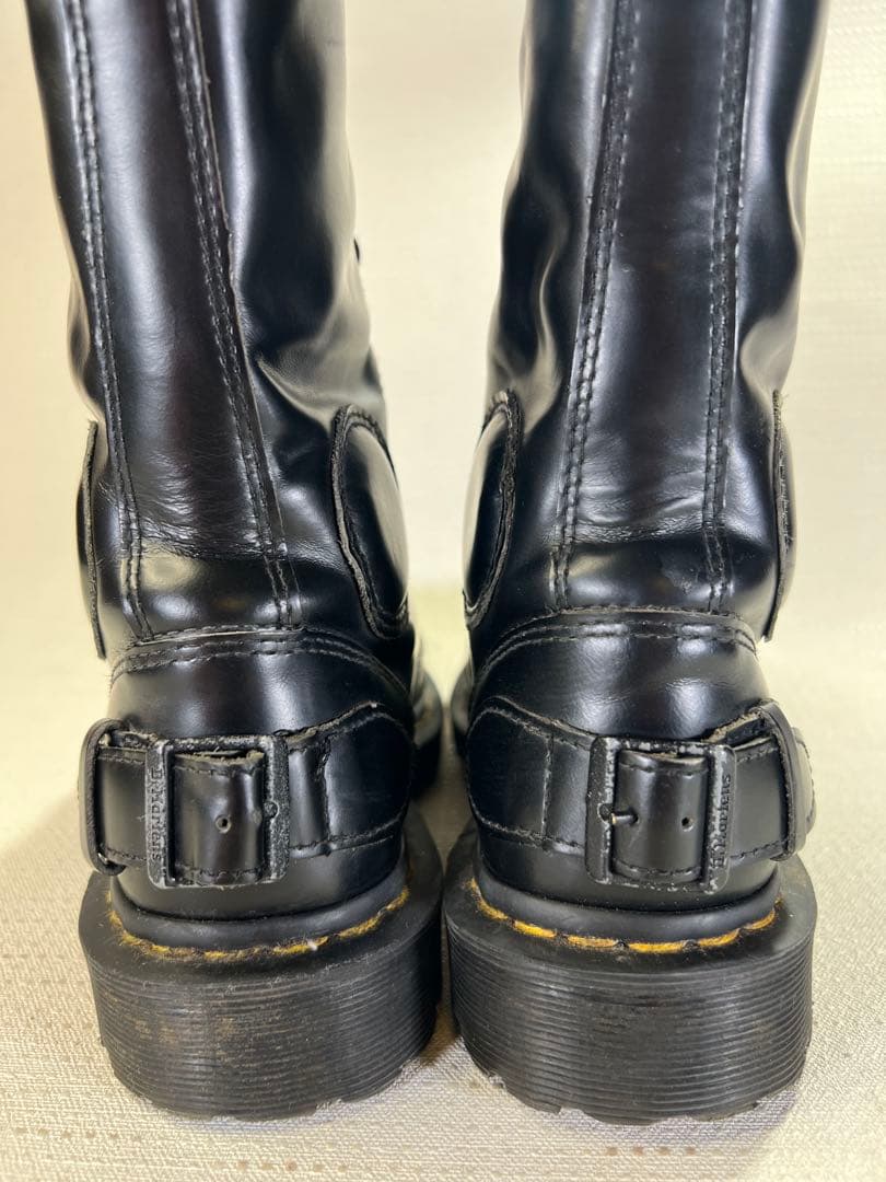 UK5_24cm Dr.Martens NEILSON 12ホールブーツ 黒