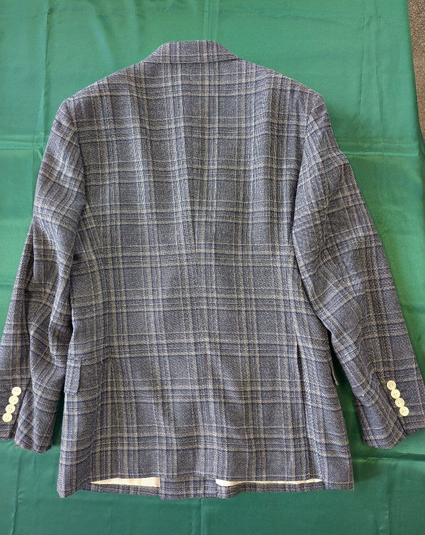 極美品！NOME GOTAIRIKU チェック ダブルジャケット五大陸