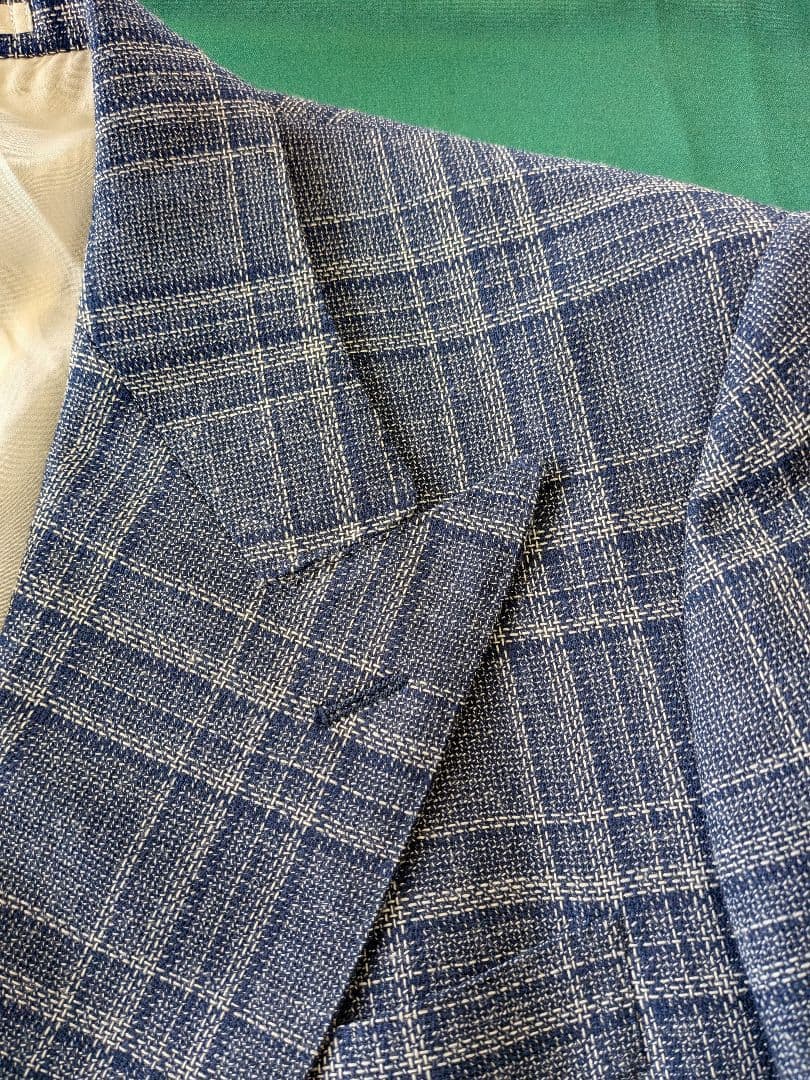 極美品！NOME GOTAIRIKU チェック ダブルジャケット五大陸