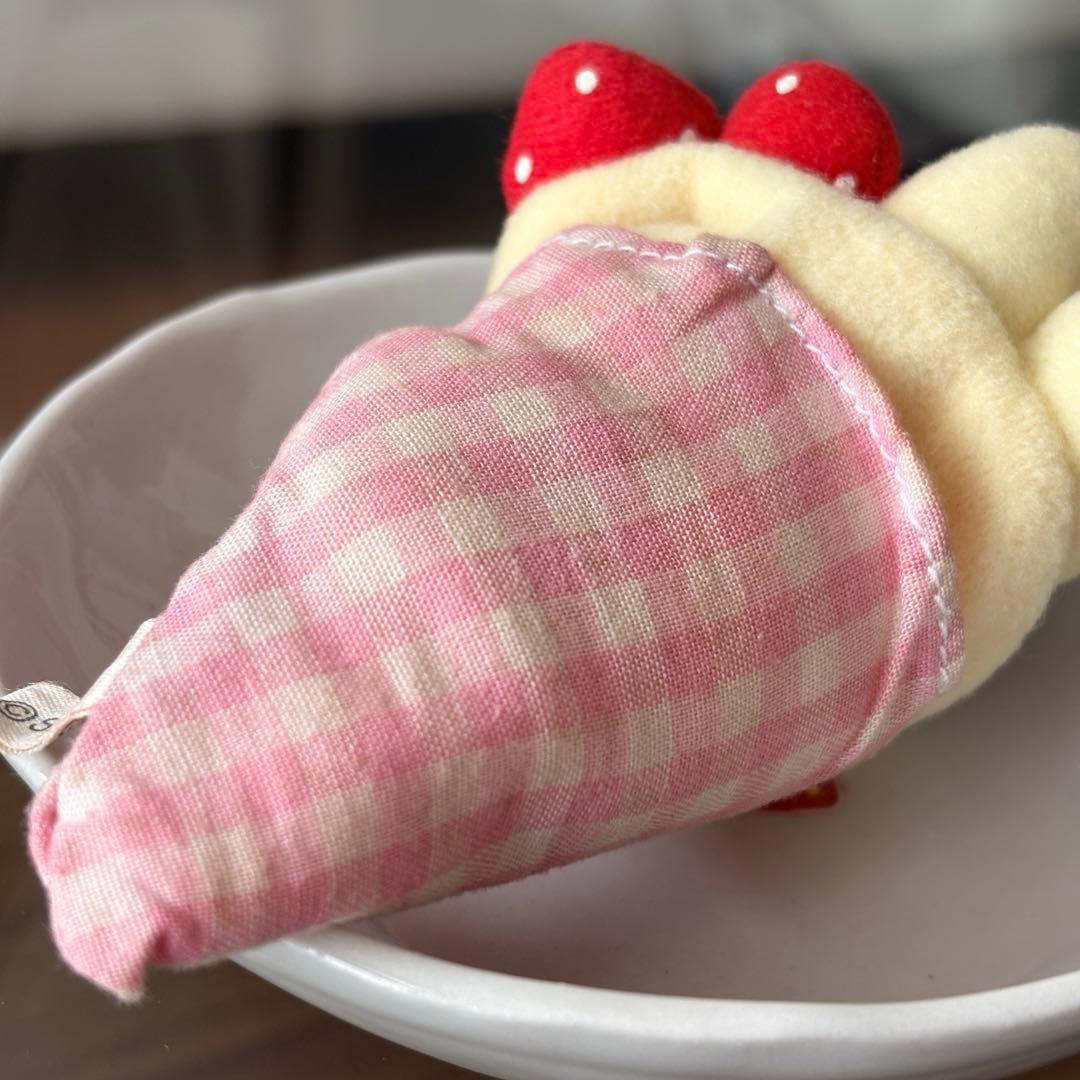 【希少】にゃんにゃんにゃんこ クレープ マスコット ぬいぐるみ カバヤ食玩