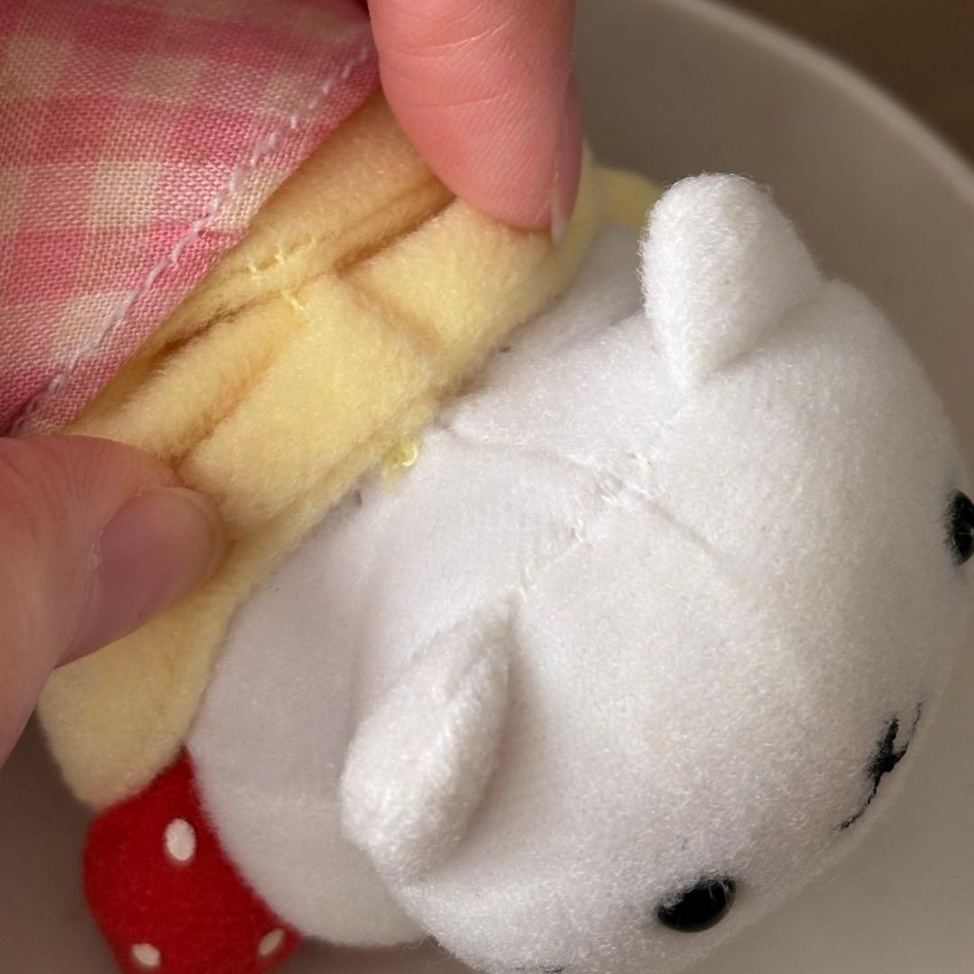 【希少】にゃんにゃんにゃんこ クレープ マスコット ぬいぐるみ カバヤ食玩