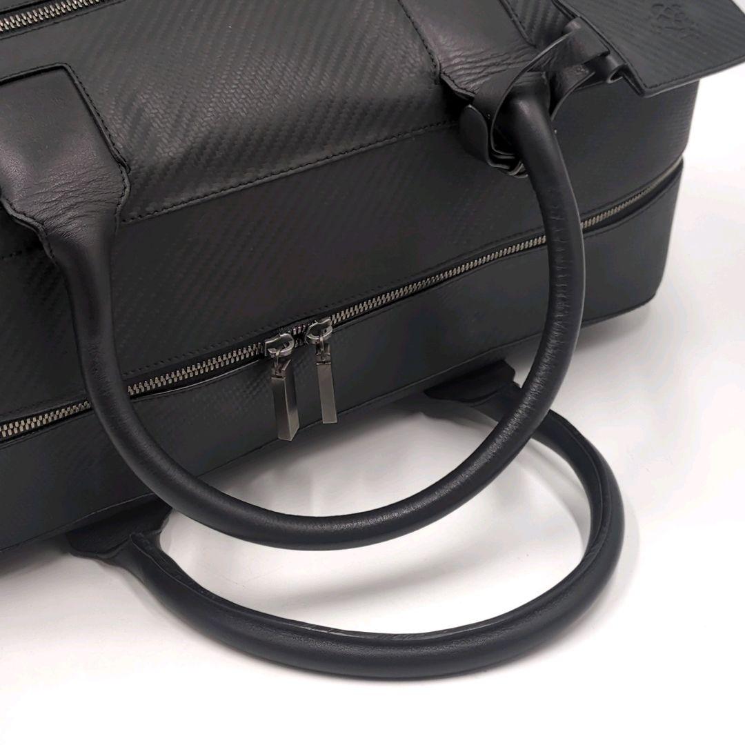 美品✨ ダンヒル シャーシ 2way ボストンバッグ 大容量 カーボン A4可