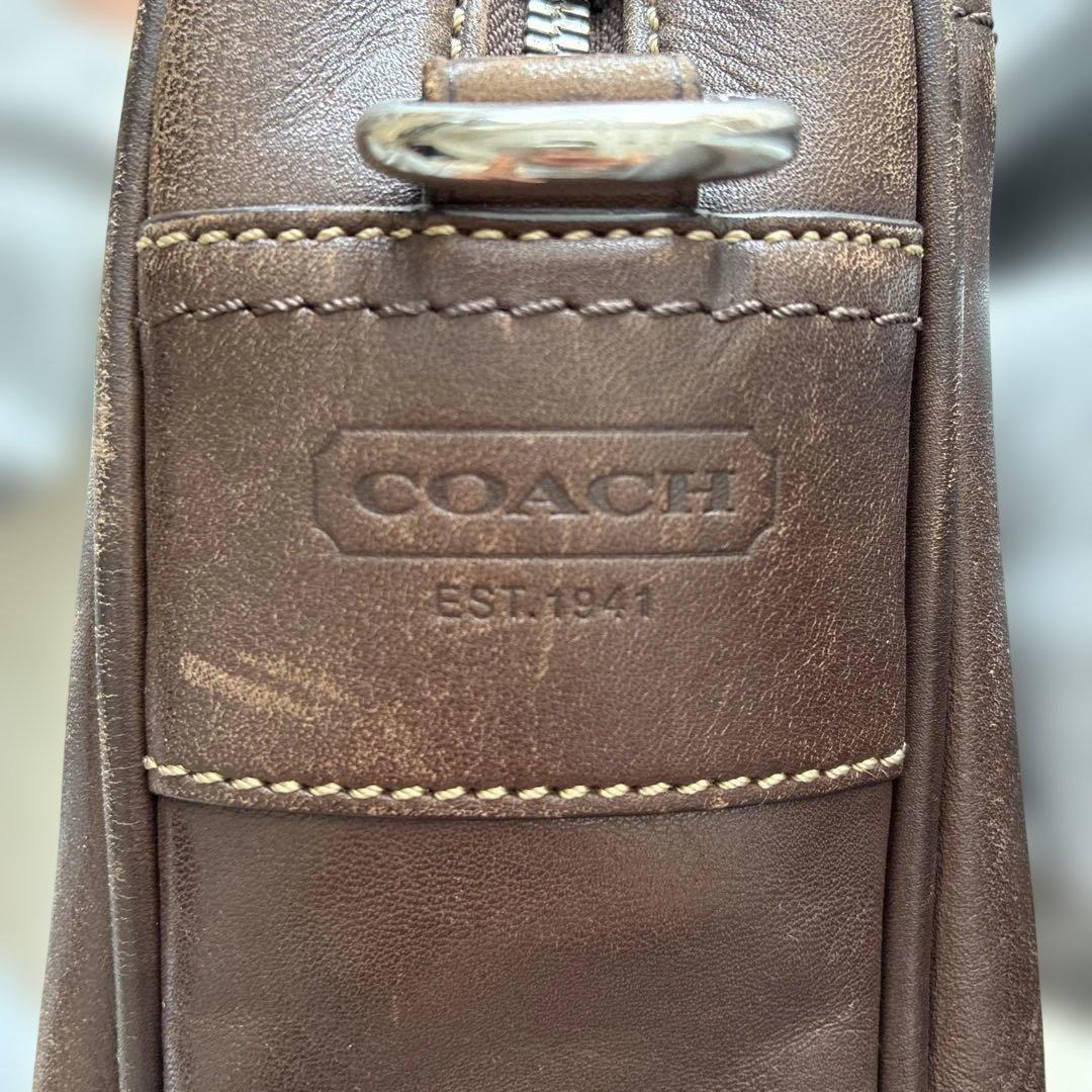 COACH ボストンバッグ ダークブラウ old coach