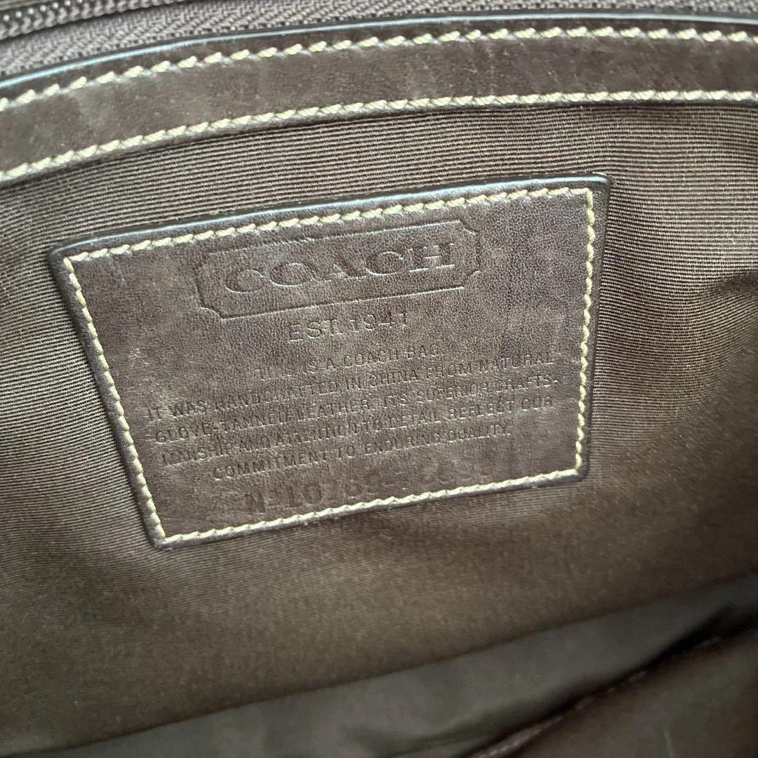 COACH ボストンバッグ ダークブラウ old coach