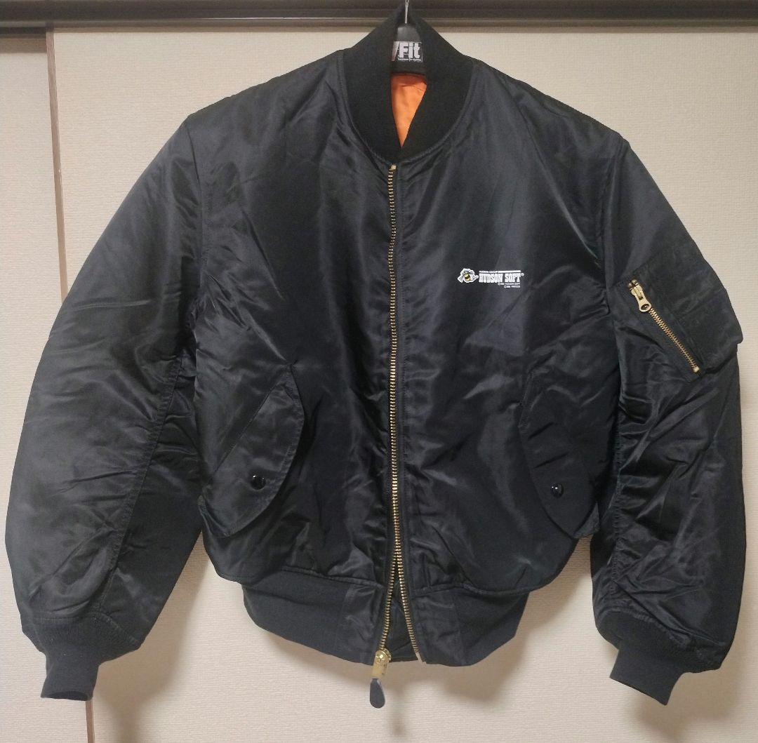 非売品　HUDSON公式　スーパー桃太郎電鉄3 MA-1 キングボンビー刺繍