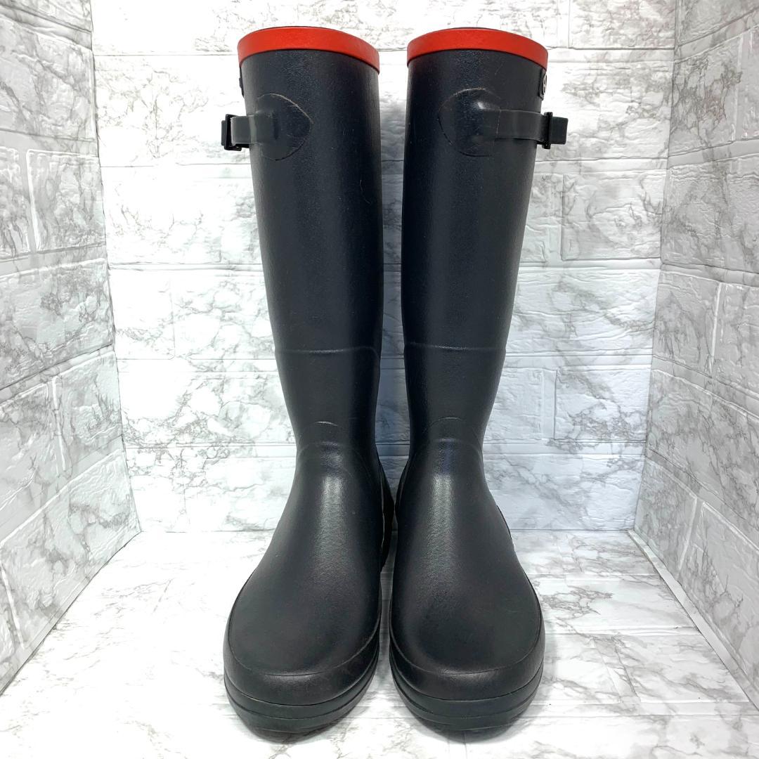 美品✨AIGLE シャンタベル レインブーツ　長靴　天然ゴム　フランス製　37