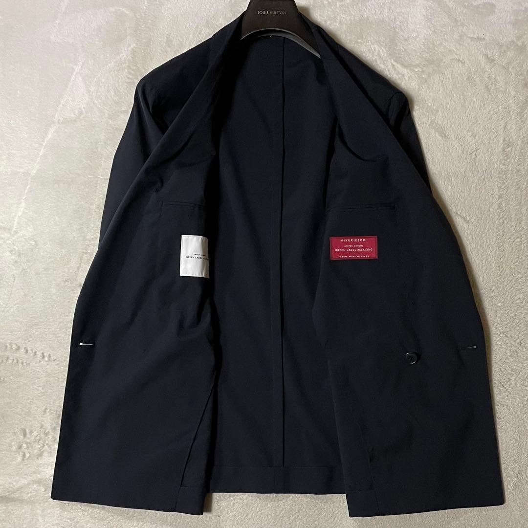 ユナイテッドアローズ × 御幸毛織 ダブル紺ブレザー XL 美品 金ボタン