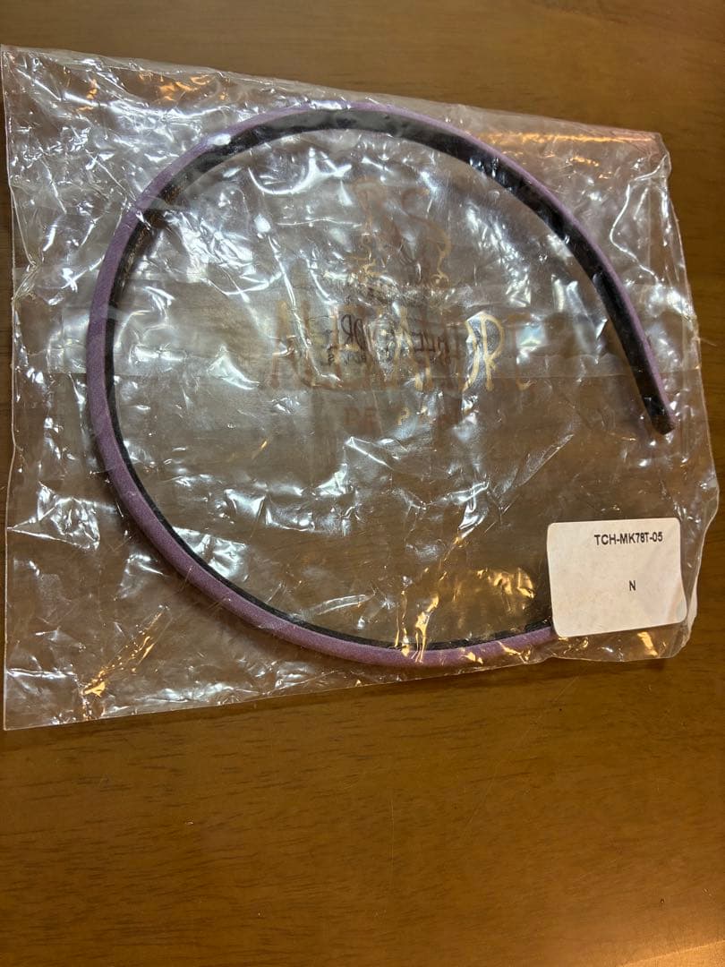 アレクサンドルドゥパリ　パープルヘアバンド 新品