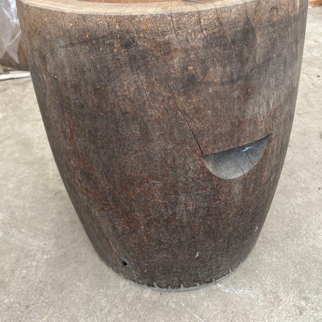 餅つき用木製臼