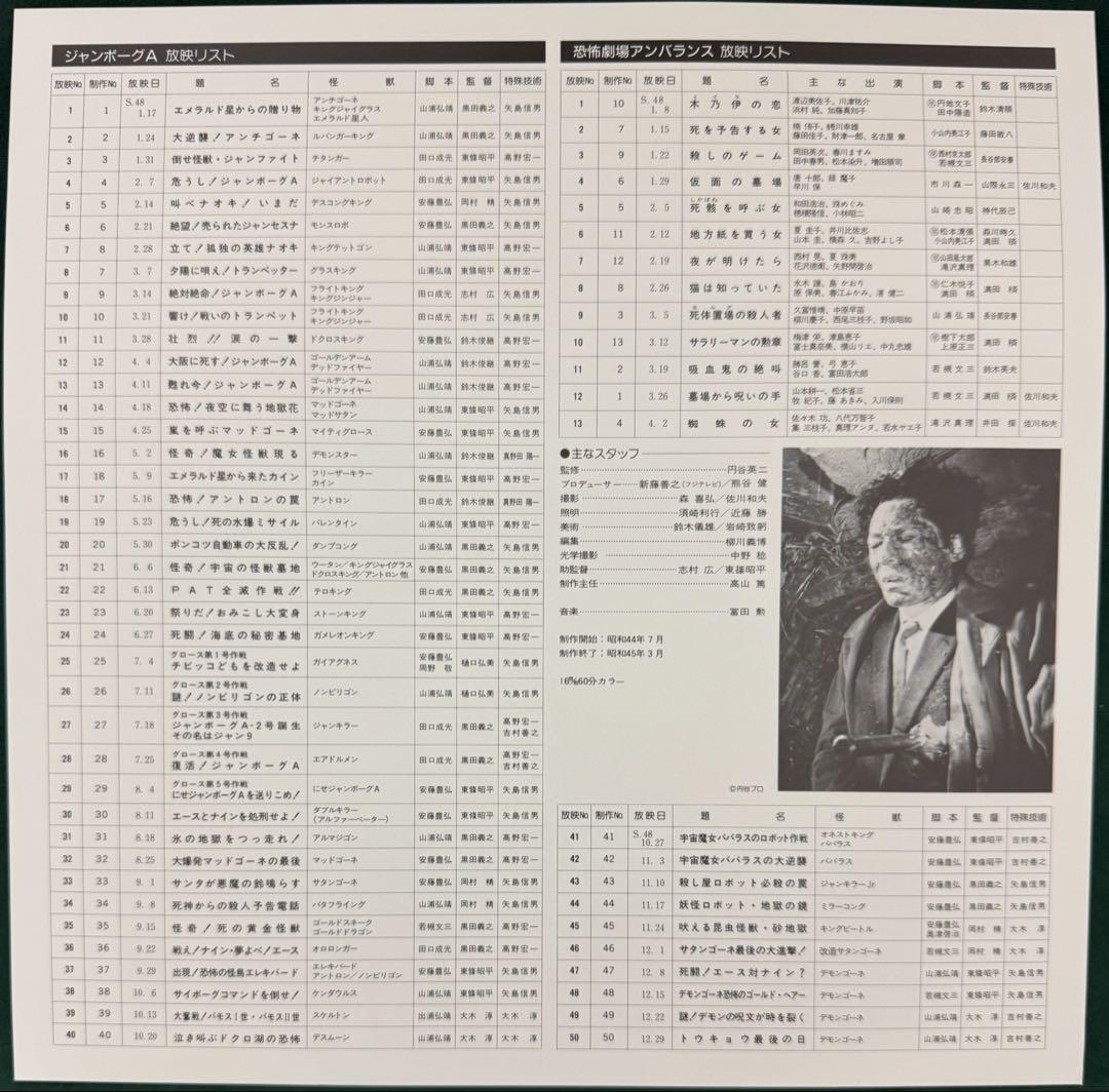 OST シャンボーグA レコード　帯付き　ほぼ未使用　ポスター付き　極美品
