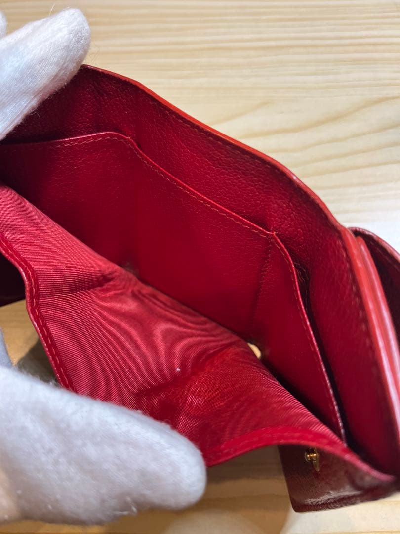 MIUMIU 黒 折り財布 ミニウォレット