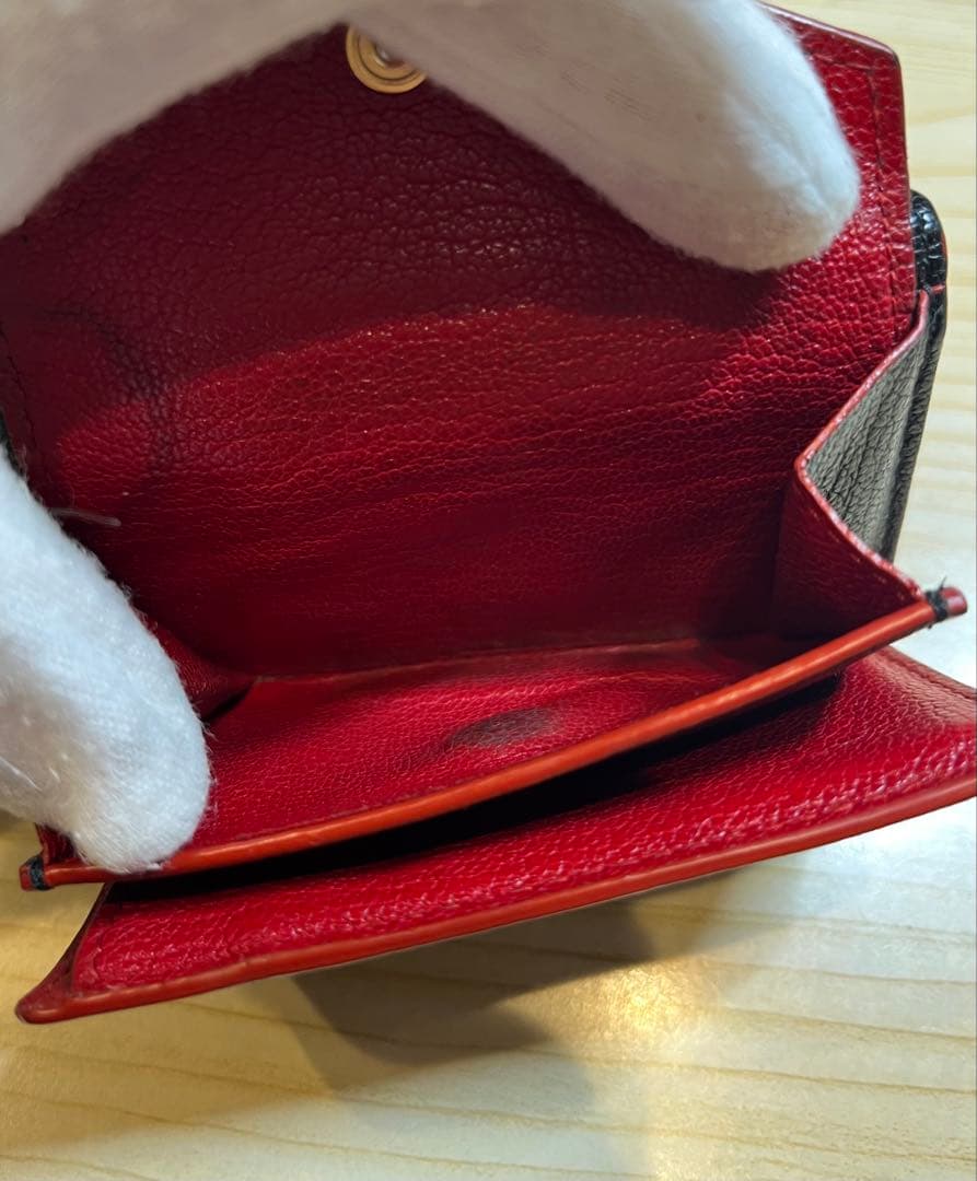 MIUMIU 黒 折り財布 ミニウォレット