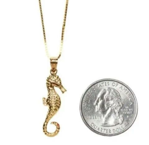 Supreme Seahorse Gold Pendant トップ