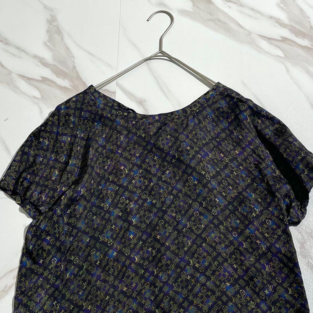 トップス LOUIS VUITTON Mint Monogram Shirt Purple