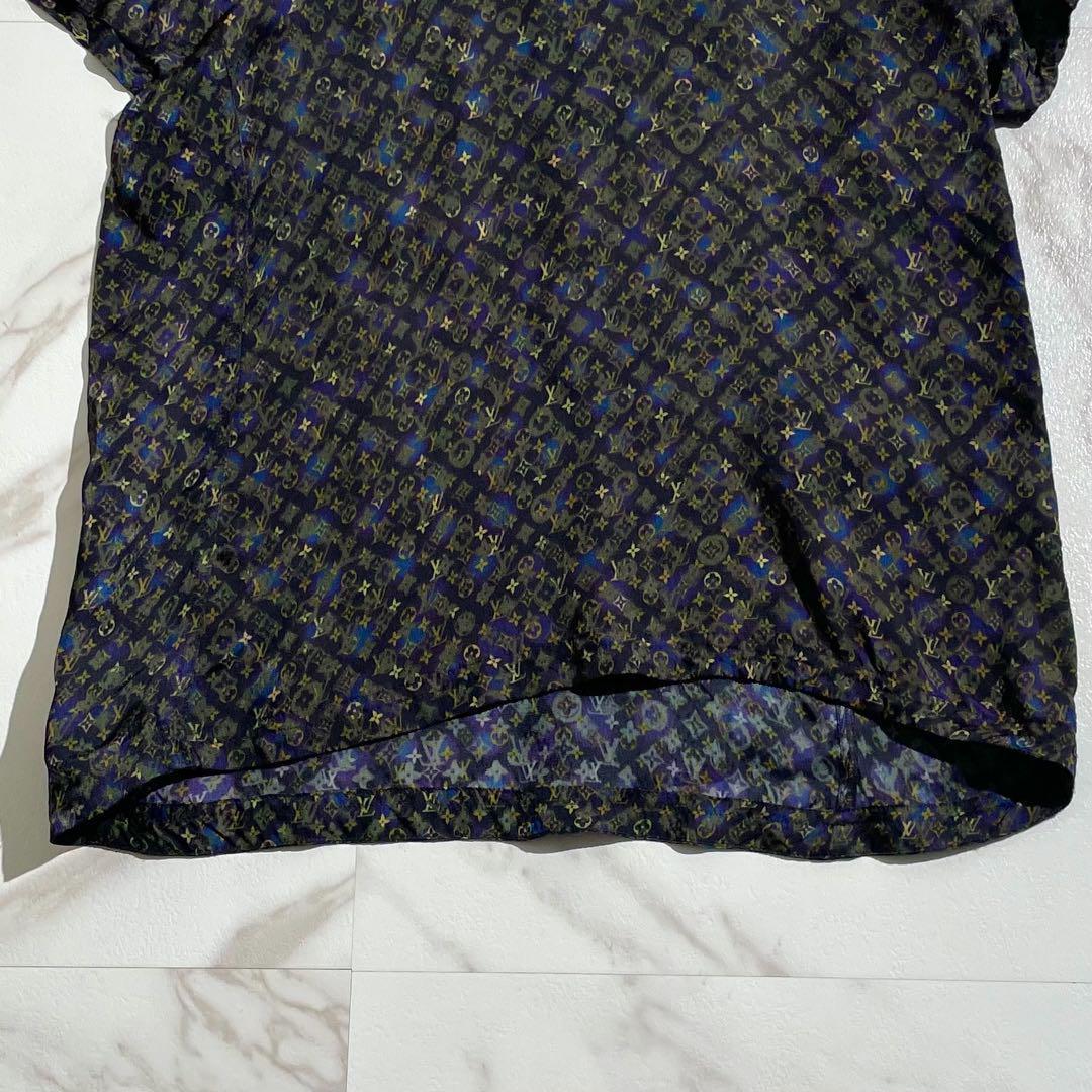 トップス LOUIS VUITTON Mint Monogram Shirt Purple