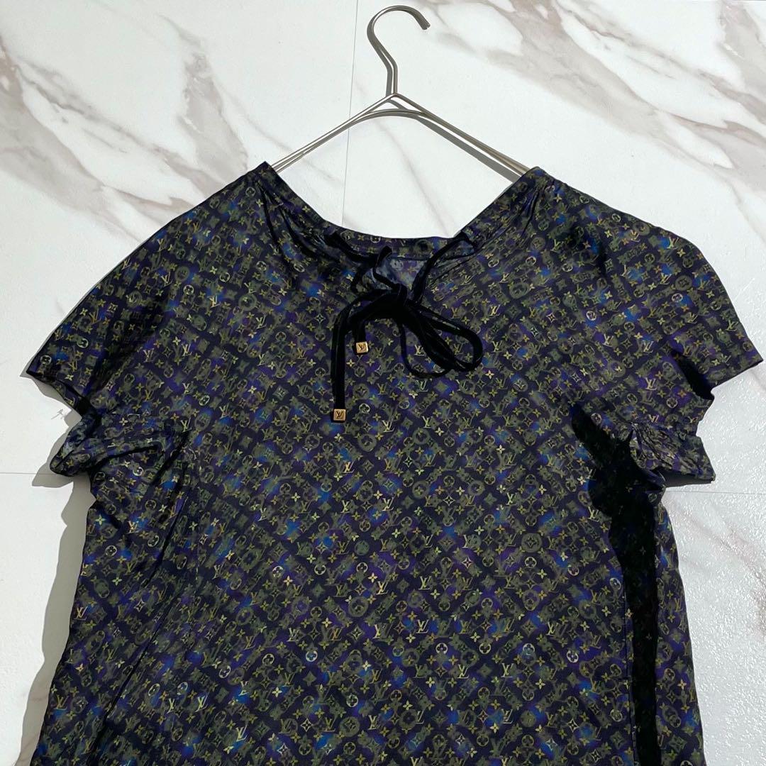 トップス LOUIS VUITTON Mint Monogram Shirt Purple