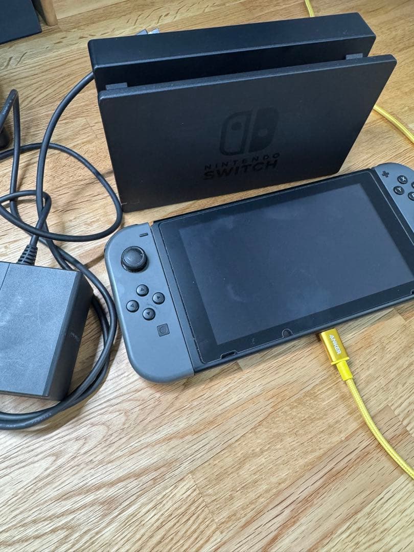 Nintendo Switch グレー 本体 動作確認済み