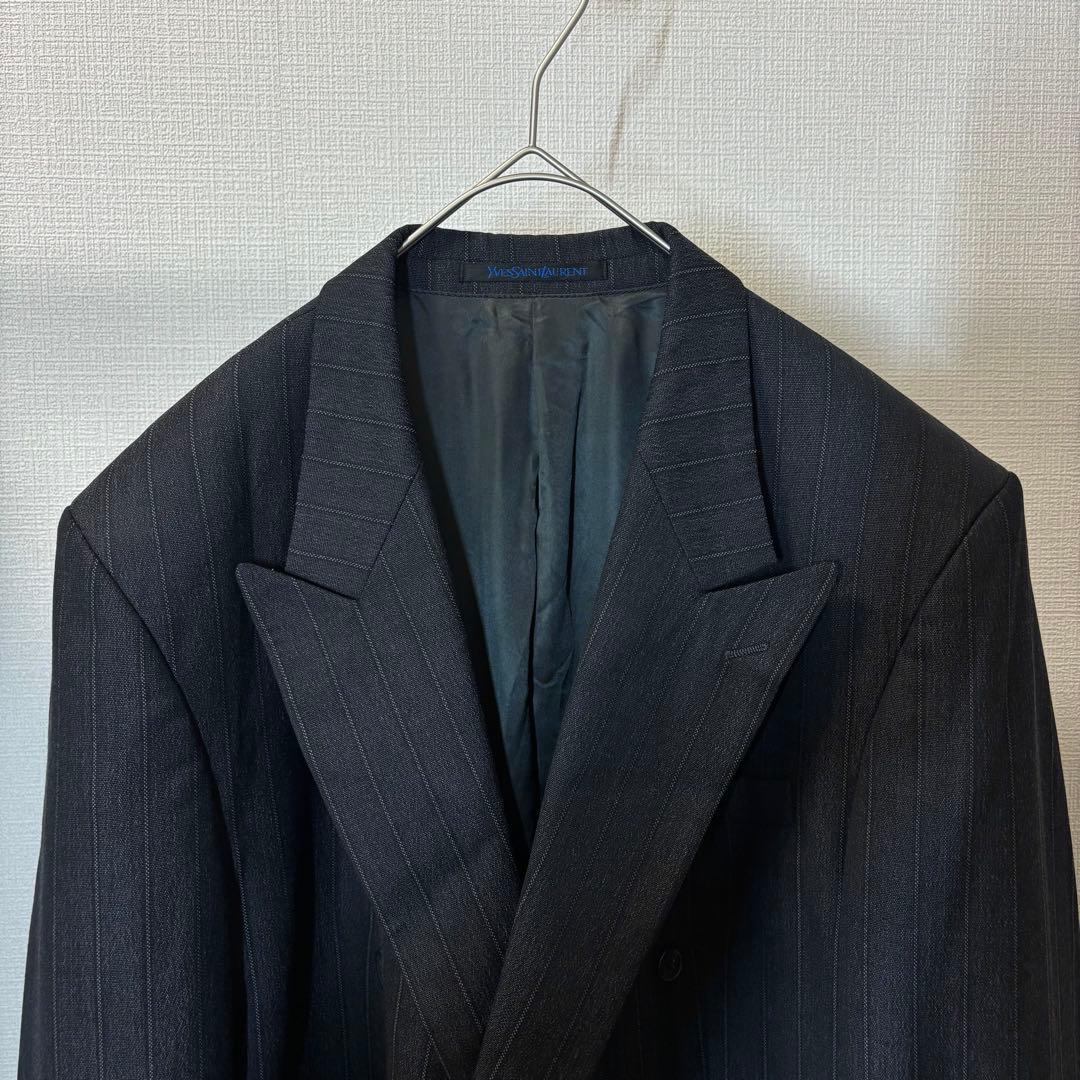 Yves Saint Laurent ダブル テーラードジャケット ウール